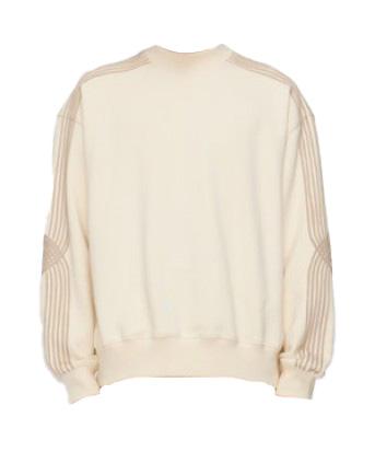 Felpa gym con applicazioni in beige Song for the mute - uomo 