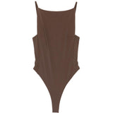 Costume intero sole in marrone Jacquemus - donna 