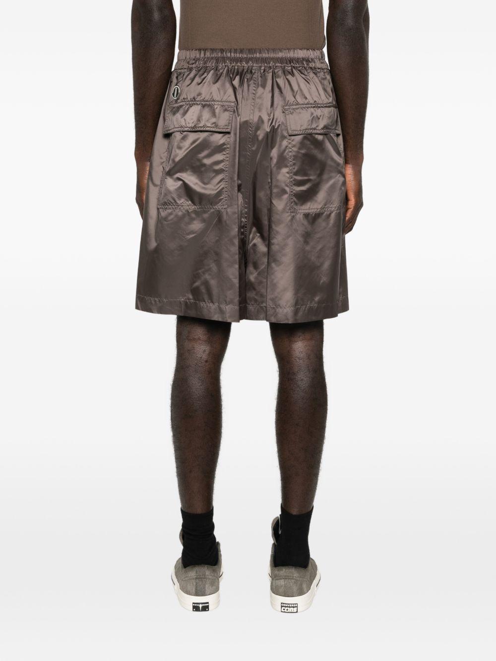 Shorts kilt al ginocchio in marrone Rick Owens x Moncler - unisex<BR/> 