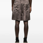 Shorts kilt al ginocchio in marrone Rick Owens x Moncler - unisex<BR/> 