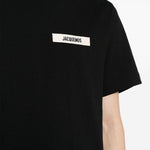 T-shirt Le T-shirt Gros Grain in nero Jacquemus - uomo 