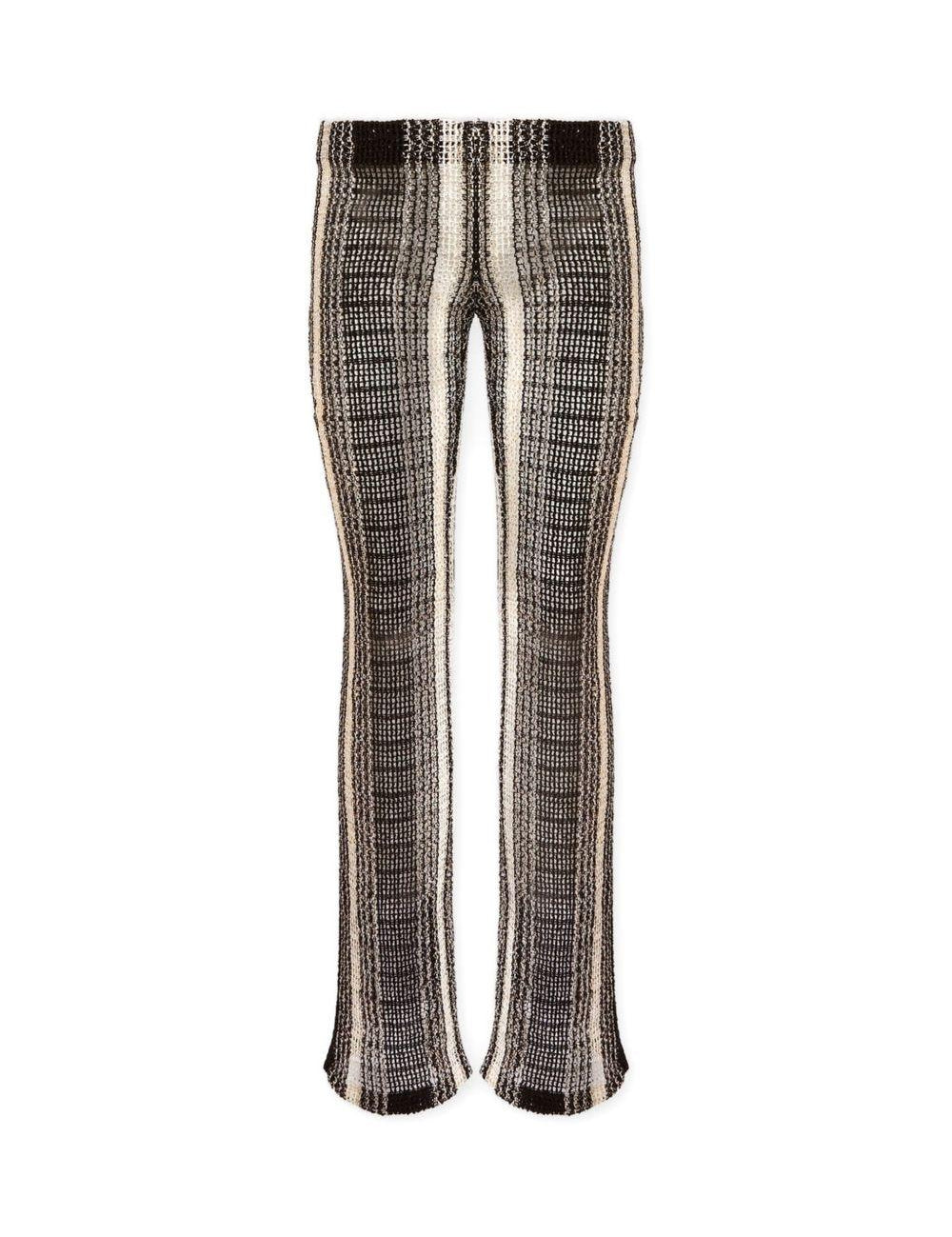 Pantaloni in maglia con paillettes multicolore Missoni - donna 
