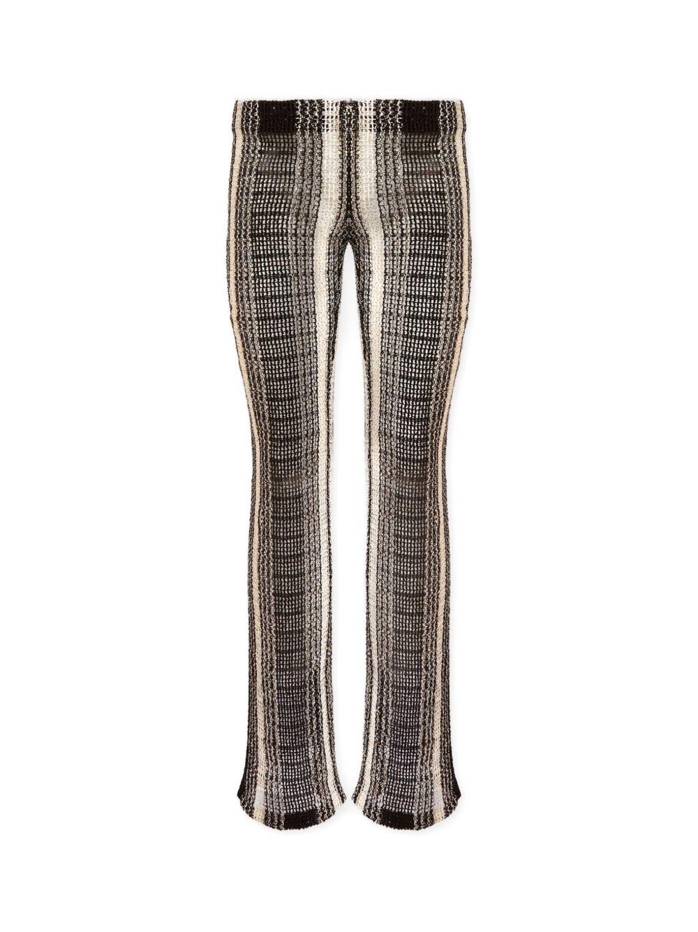 Pantaloni in maglia con paillettes multicolore Missoni - donna 