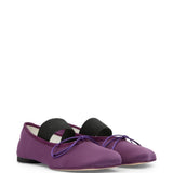 Ballerine anatomiche con fiocco in viola Mm6 maison margiela - donna 