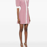 Abito corto con pois in rosa Alessandra Rich - donna 