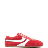 Sneakers con strisce laterali in rosso Dries van noten - donna 
