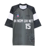 T-shirt con stampa floreale in grigio Ih nom uh nit - uomo 