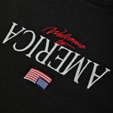 T-shirt welcome to america in nero Willy chavarria - uomo 