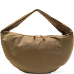 Borsa a spalla con finiture in pelle scamosciata marrone Khaite - donna 