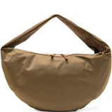 Borsa a spalla con finiture in pelle scamosciata marrone Khaite - donna 
