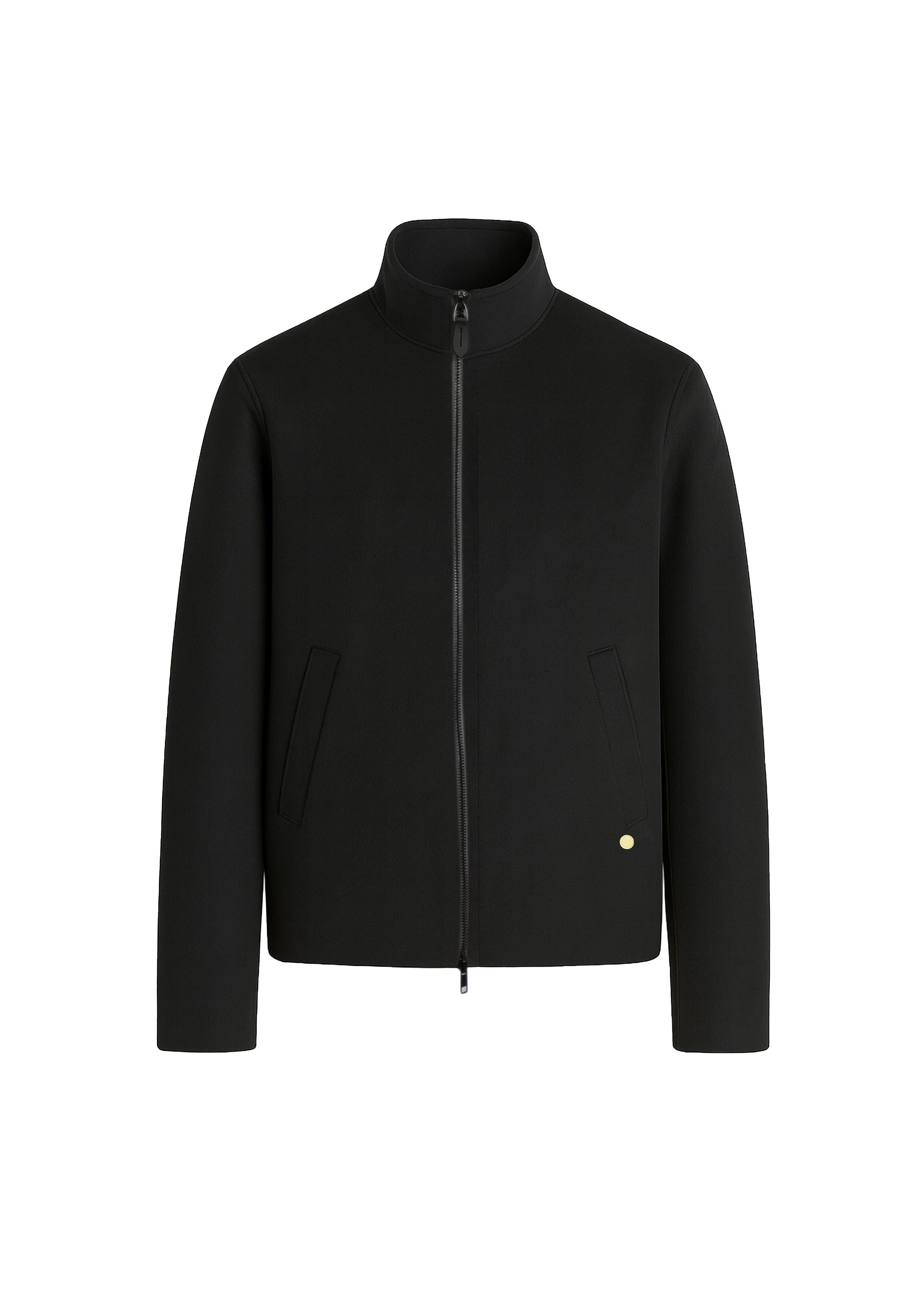 Giacca con zip in nero Grayed - uomo 