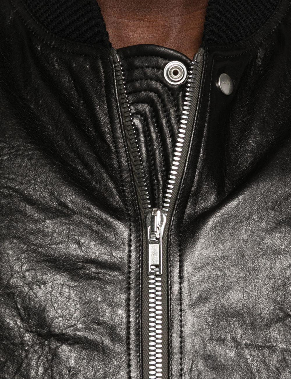 Bomber Classic Flight in nero Rick Owens - uomo 
