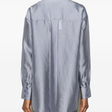 Camicia con design satinato in grigio R2w - donna 