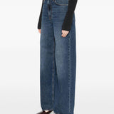 Jeans a gamba ampia in blu Toteme - donna 