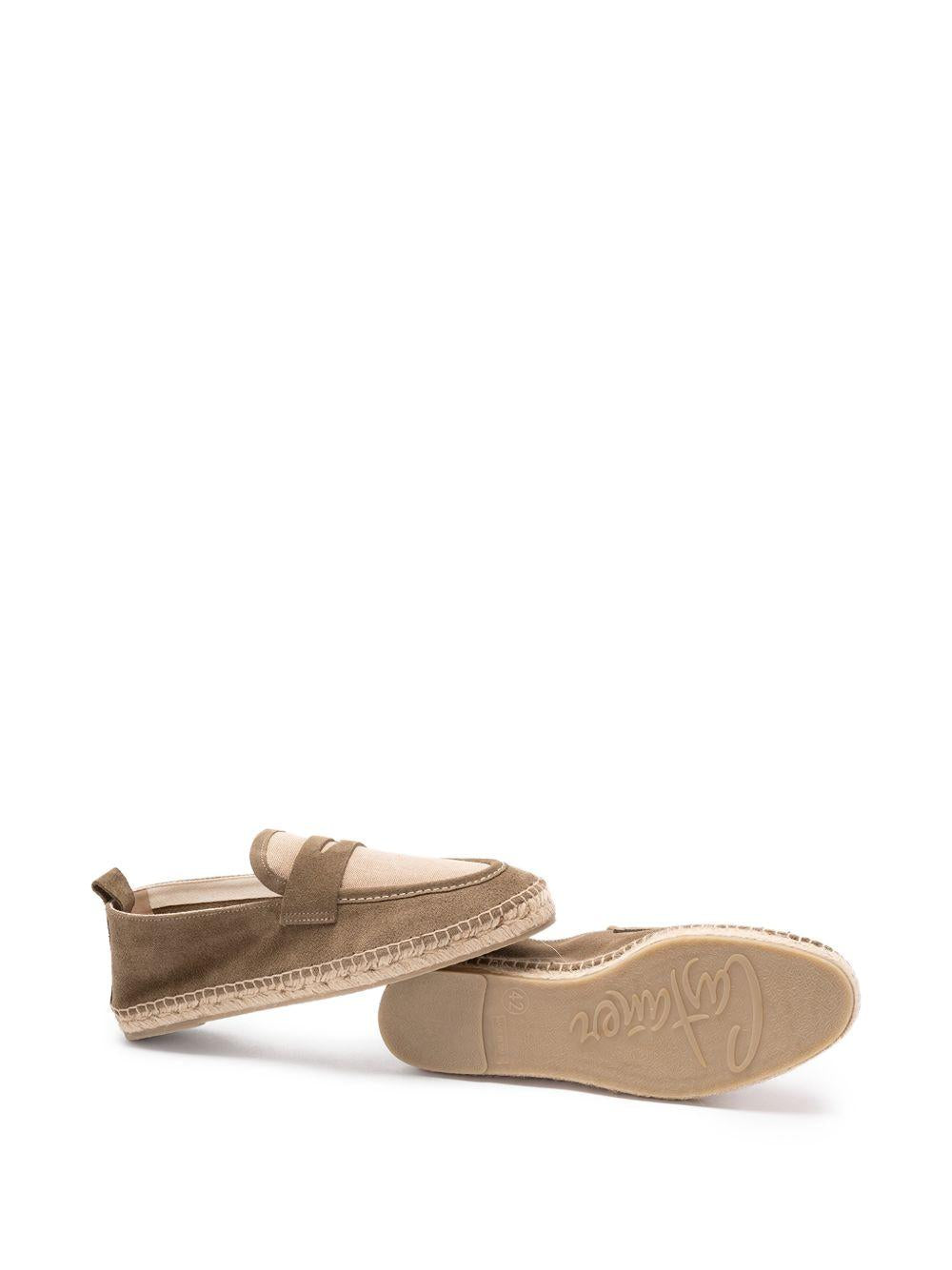 Espadrilles Nobu in verde e beige Castañer - uomo 
