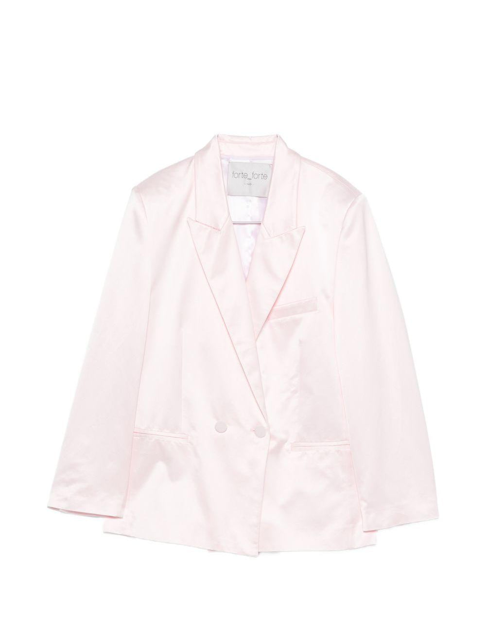Blazer doppio petto in bianco Forte forte - donna 