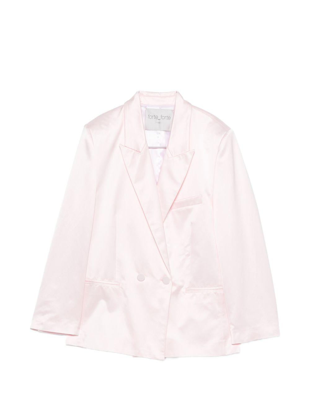 Blazer doppio petto in bianco Forte forte - donna 