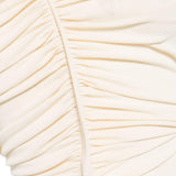Top con spaccatura arricciata in bianco Rick owens lilies - donna 