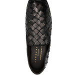 Mocassini Guinea con punta quadrata in nero Henderson baracco - uomo 