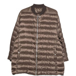 Parka trapuntata flight in marrone Rick Owens x Moncler - unisex<BR/> 