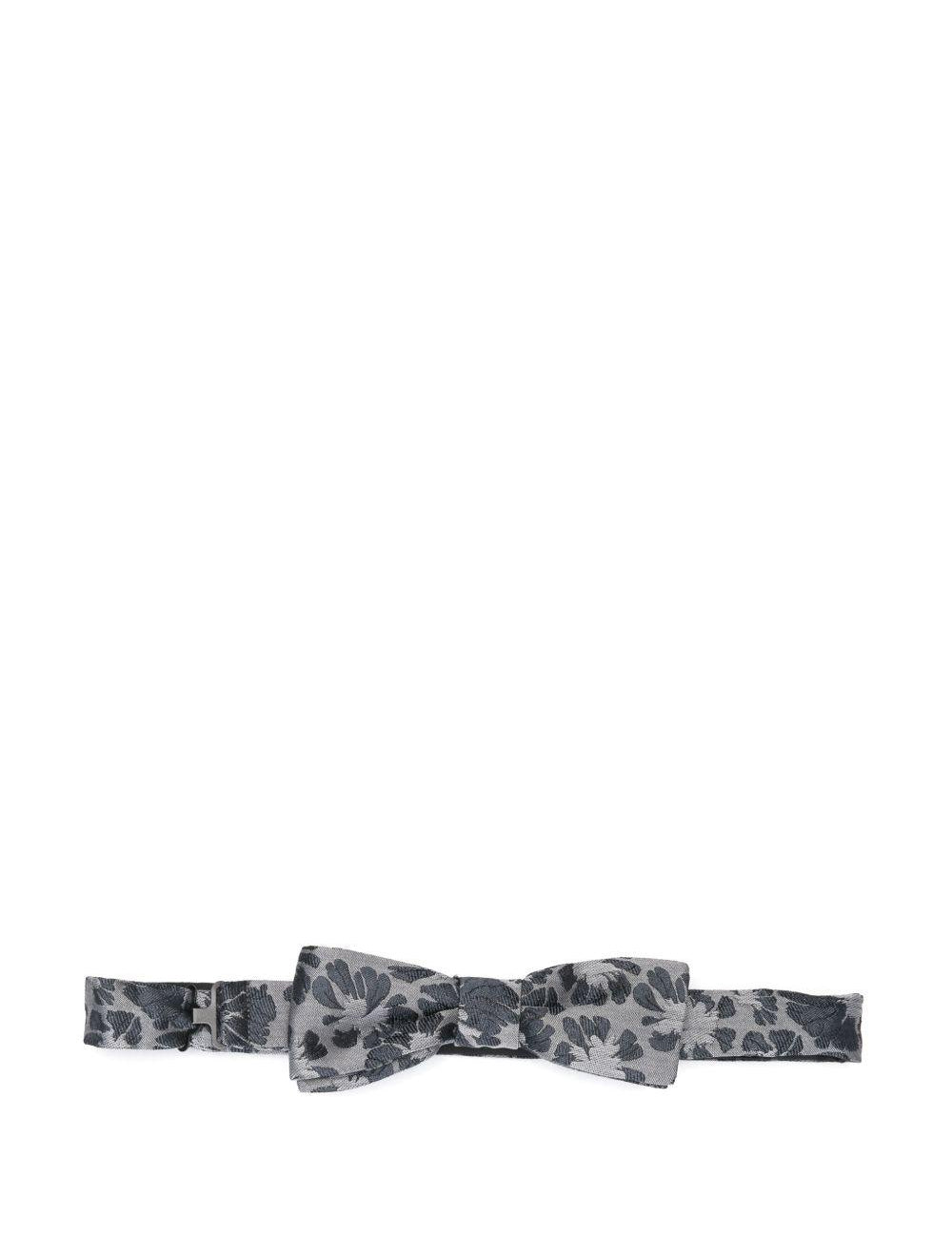 Papillon stampato in grigio Dries Van Noten - uomo 