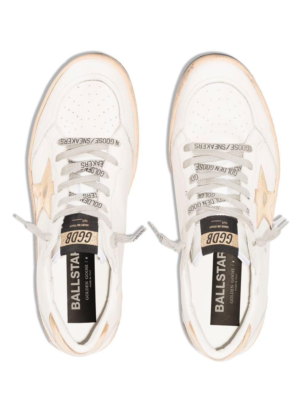 Sneakers ball star in bianco Golden goose - donna 