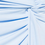 Gonna Zohra con arricciatura in azzurro the andamane - donna 