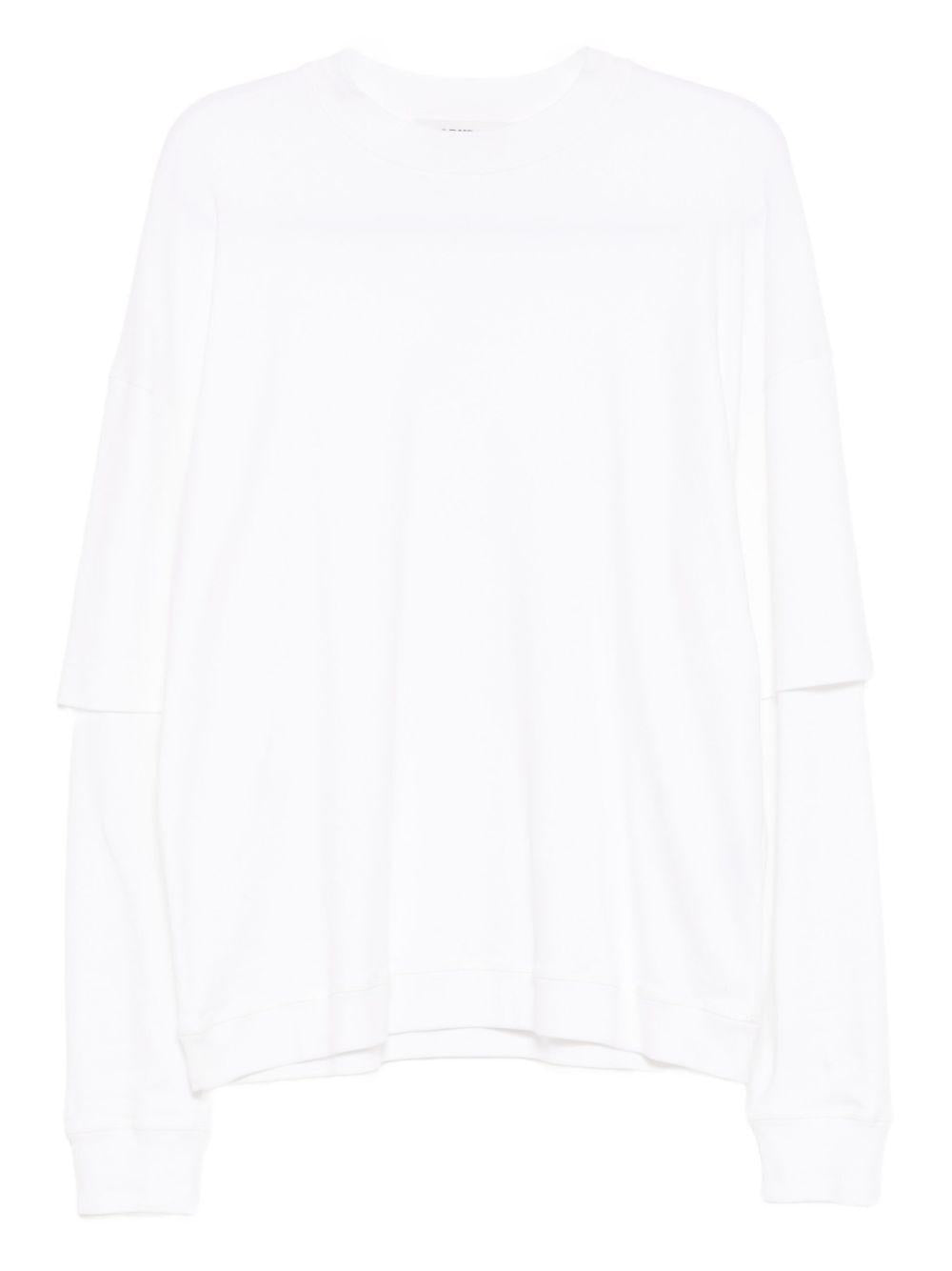 T-shirt a maniche lunghe in bianco Darkpark - uomo 
