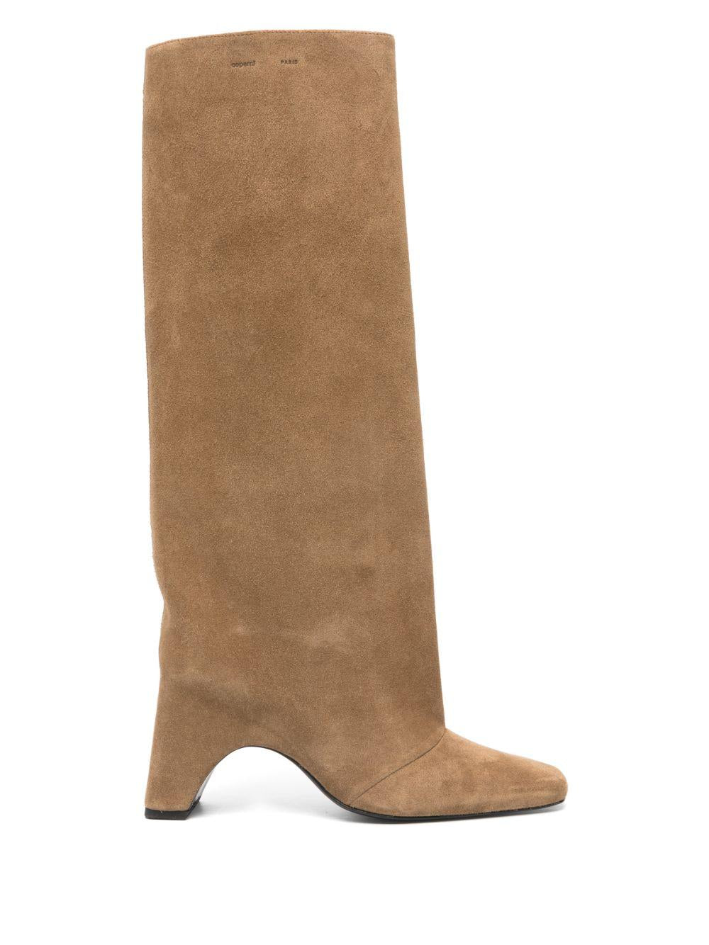 Stivali con punta quadrata in beige Coperni - donna 