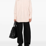 Camicia con logo posteriore in rosa chiaro Ami Paris - unisex 