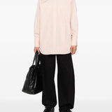 Camicia con logo posteriore in rosa chiaro Ami Paris - unisex 