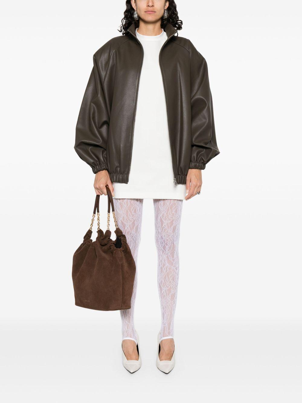Leggings in pizzo in bianco Wardrobe.NYC - donna 