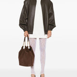 Leggings in pizzo in bianco Wardrobe.NYC - donna 