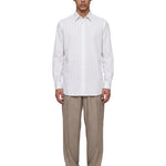 Camicia a righe in bianco 