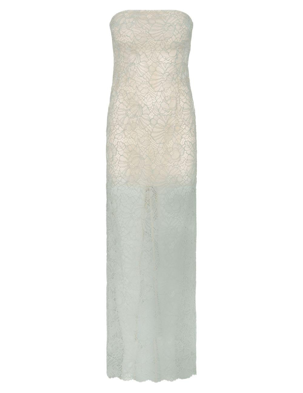 Abito midi in pizzo in grigio Rotate - donna 