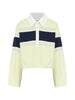 Polo a righe in bianco Re/done - donna