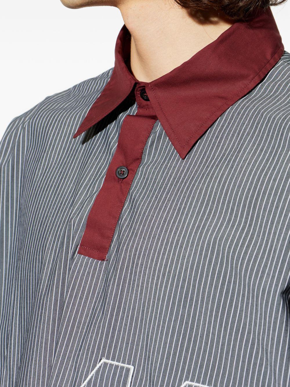 Polo con stampa in grigio e bianco Pdf - uomo 