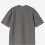 T-shirt con logo in grigio carhartt wip - uomo 