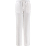 Pantaloni in lino ventura in bianco Aspesi - uomo 