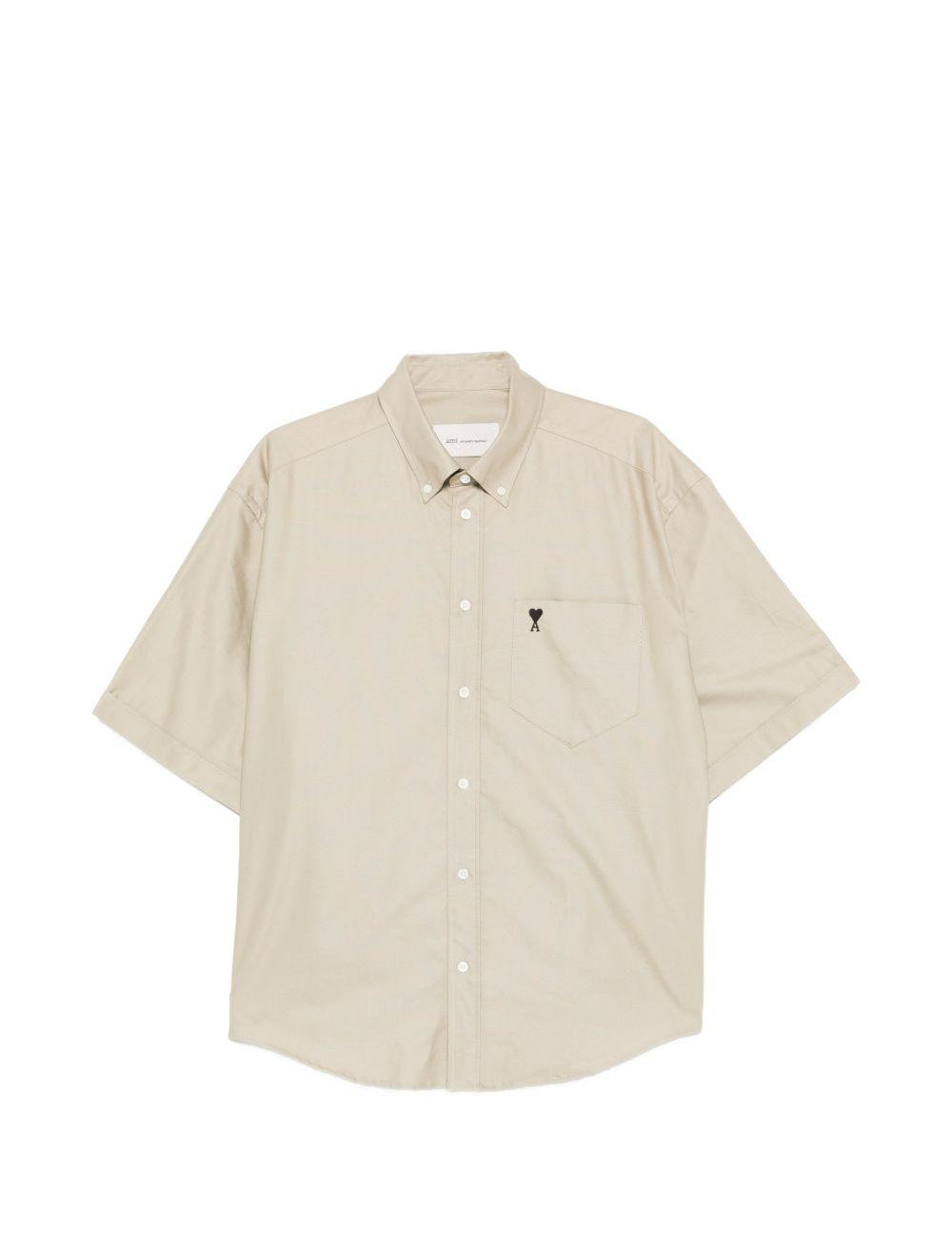 Camicia Ami de Coeur in beige Ami Paris - uomo 
