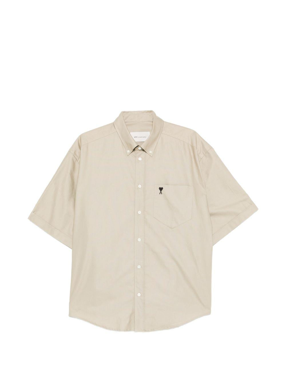 Camicia Ami de Coeur in beige Ami Paris - uomo 