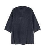 T-shirt oversize a coste con scollo a v in grigio Represent - uomo 