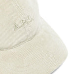 Berretto da baseball in velluto a coste Charlie in verde A.P.C. - unisex 