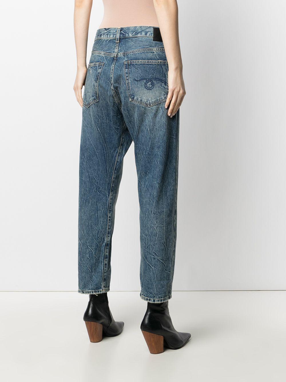 Jeans a vita alta in blu R13 - donna 