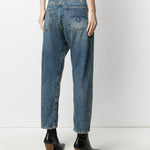 Jeans a vita alta in blu R13 - donna 
