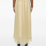 Gonna midi a strati in beige Forte Forte - donna 