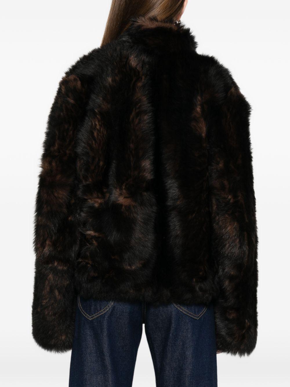 Giacca in shearling in marrone Toteme - donna 