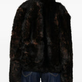 Giacca in shearling in marrone Toteme - donna 