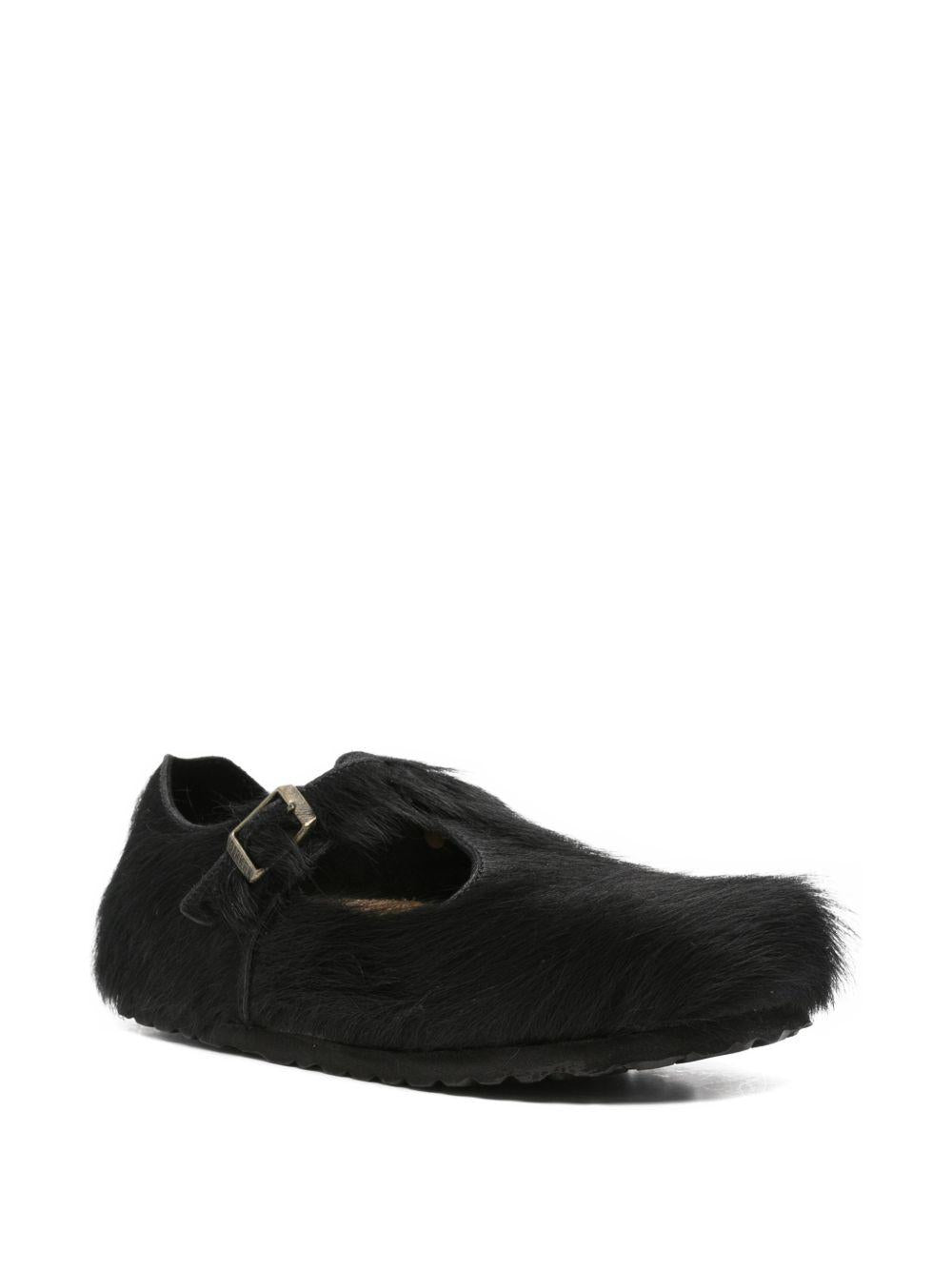 Mocassini in suede paris the rebel in nero Birkenstock x sftm - donna 