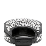 Borsa Goodnight Moon con borchie in nero Staud - donna 